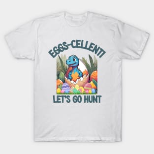 Easter dinosaur egg hunt T-Shirt